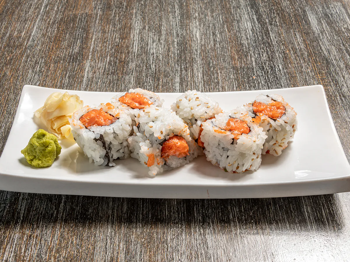 Spicy Salmon Roll at Maki Bar，a Japanese Restaurant in Bethesda