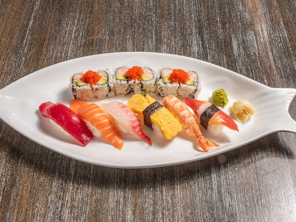 Sushi With our Raw Fish at Maki Bar，a Japanese Restaurant in Bethesda